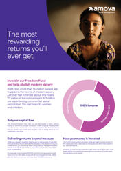 Amova Freedom Fund brochure cover image