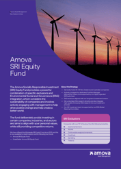Amova SRI Equite fund borhcure cover image